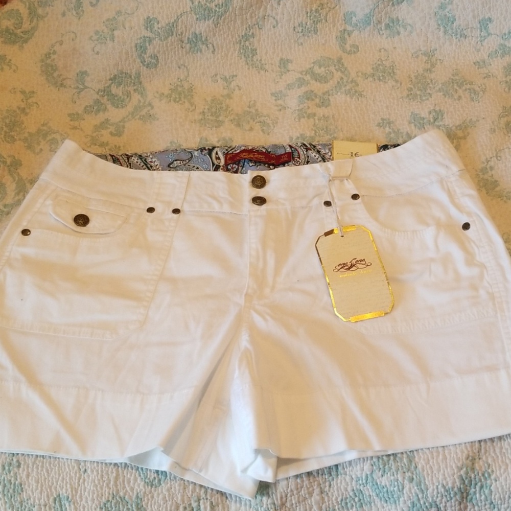 White Shorts